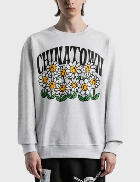 Chinatown Market Sweat à Capuche Coton Noir Smiley Cœur XL Chinatown Market Sweat à Capuche Coton Noir Smiley Cœur XL