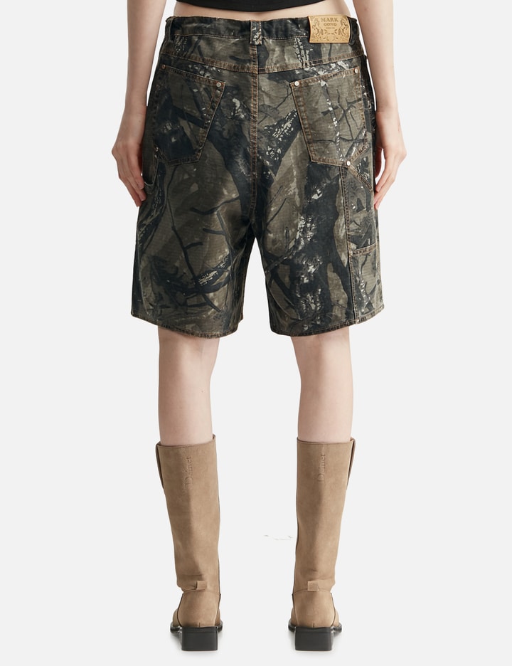 Camo Cargo Shorts view 4