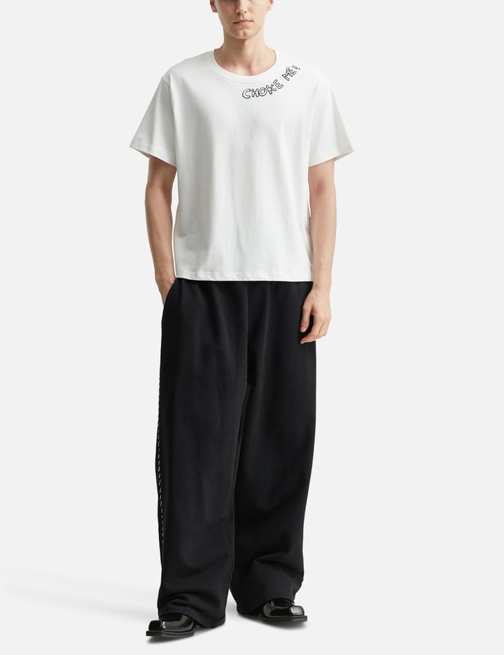 Glass Cypress White Choke Me T-shirt In White