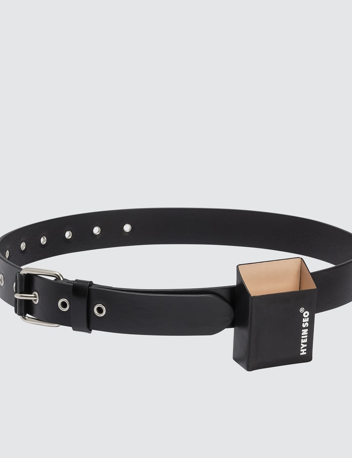 Leather Belt with Cigarette Holder Placeholder Image