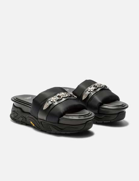 Metal Stud Platform Sandals view 11
