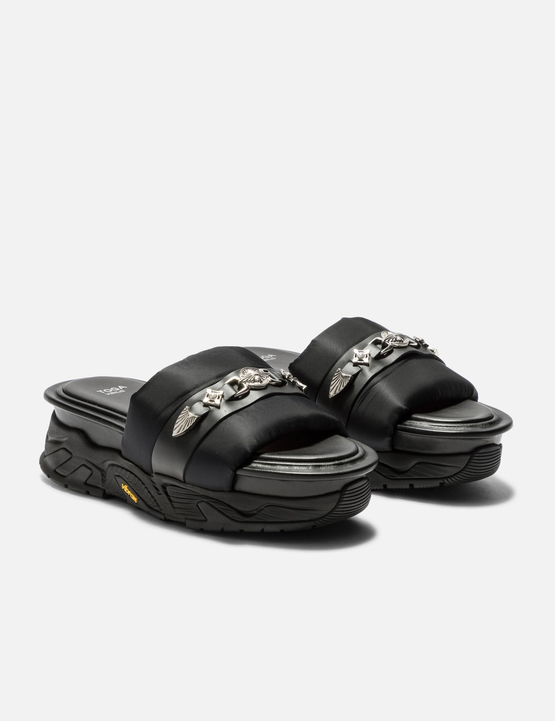 Metal Stud Platform Sandals view 12