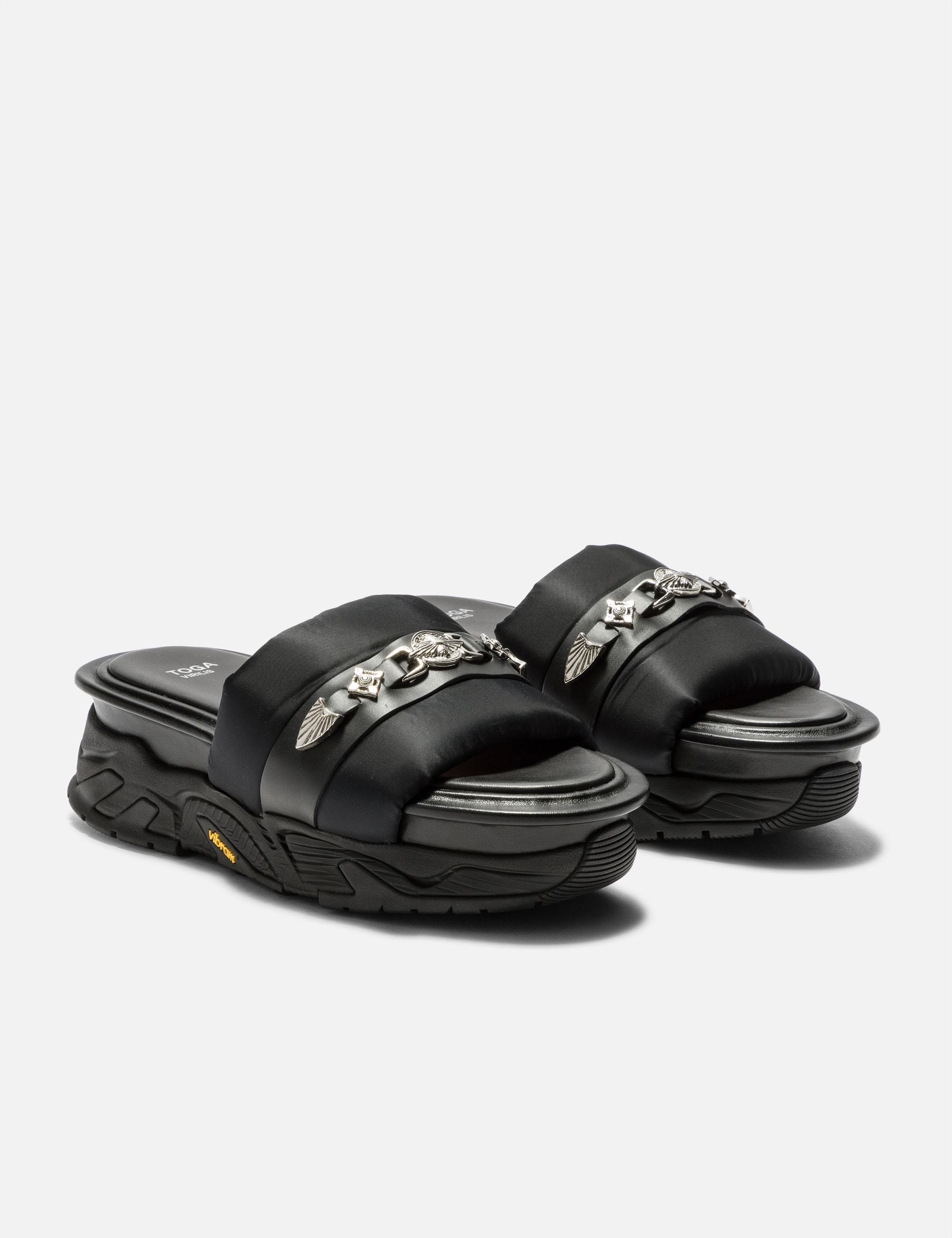Metal Stud Platform Sandals view 16