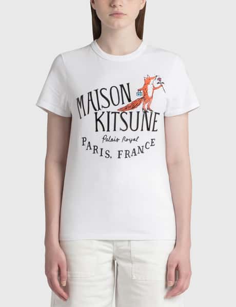 Maison Kitsune Oly Palais Royal Rose Classic T-shirt
