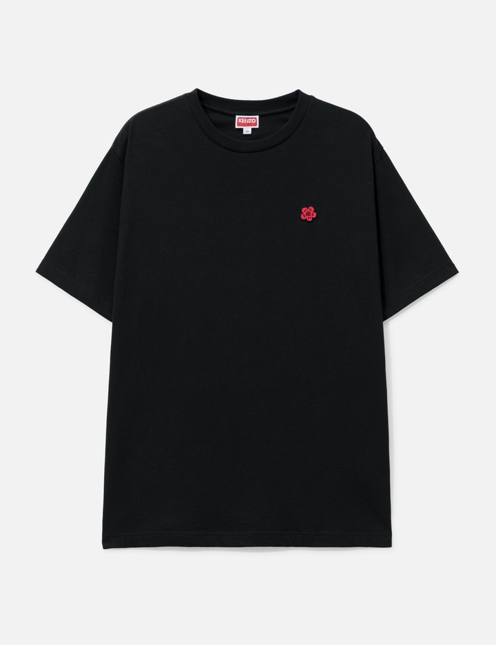 'Boke Flower' Embroidered T-shirt in Cotton Placeholder Image