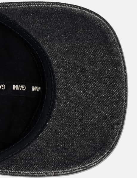 Washed Embroidery Denim Cap view 14