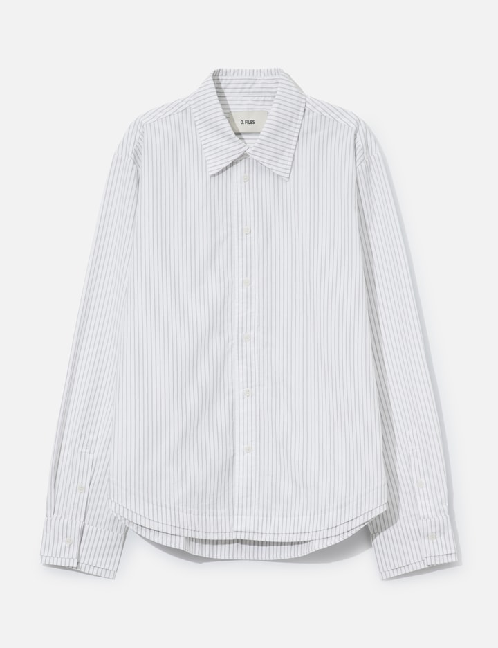 O. Files Double-Hem Pinstripe Shirt