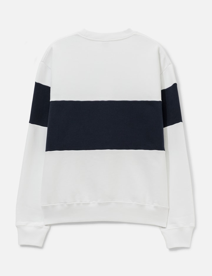 Sporty & Rich Signature Logo Block Crewneck