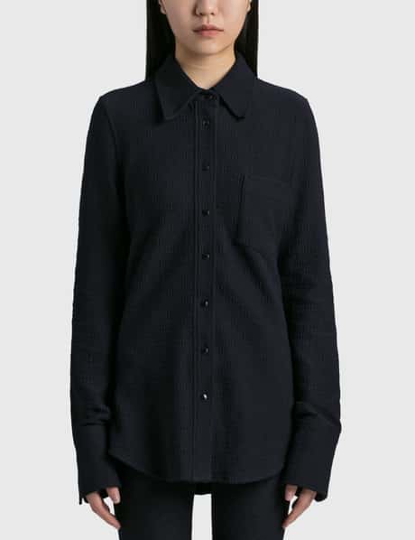 T By Alexander Wang LONG SLEEVE BUTTON DOWN
