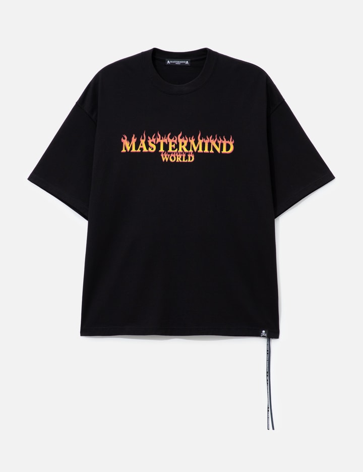 マスターマインド・ワールド Skull On Fire Boxy SS Tee Ver.1
