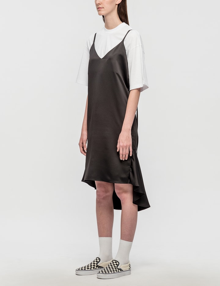 String Satin Slip Dress Placeholder Image
