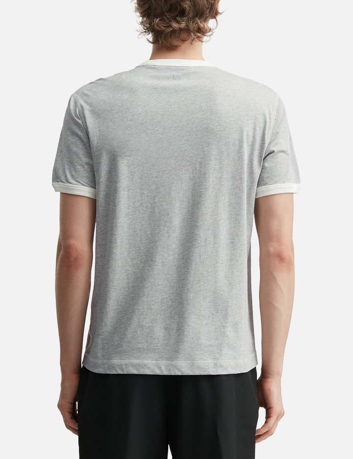 Ami Cotton Ami Paris Knitted Patch T-Shirt