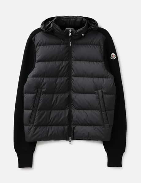 Moncler Padded Wool Zip-Up Cardigan HBX