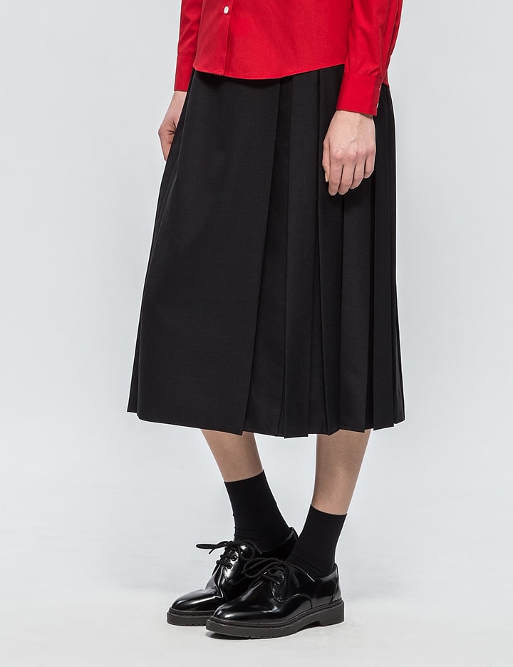 Michele Pleated Midi Skirt Placeholder Image