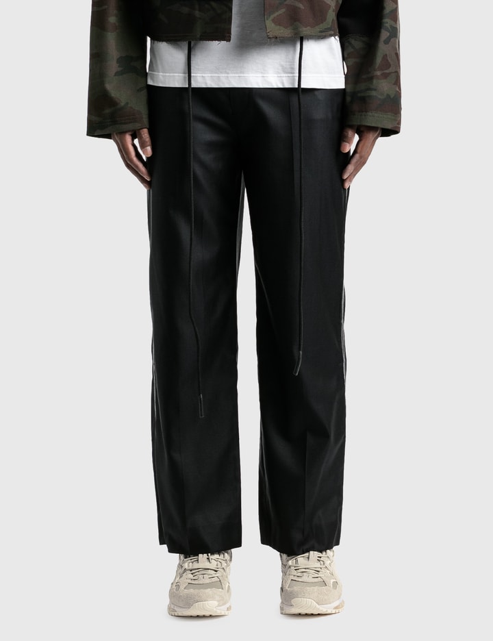 White Stitching Straight Pants Placeholder Image