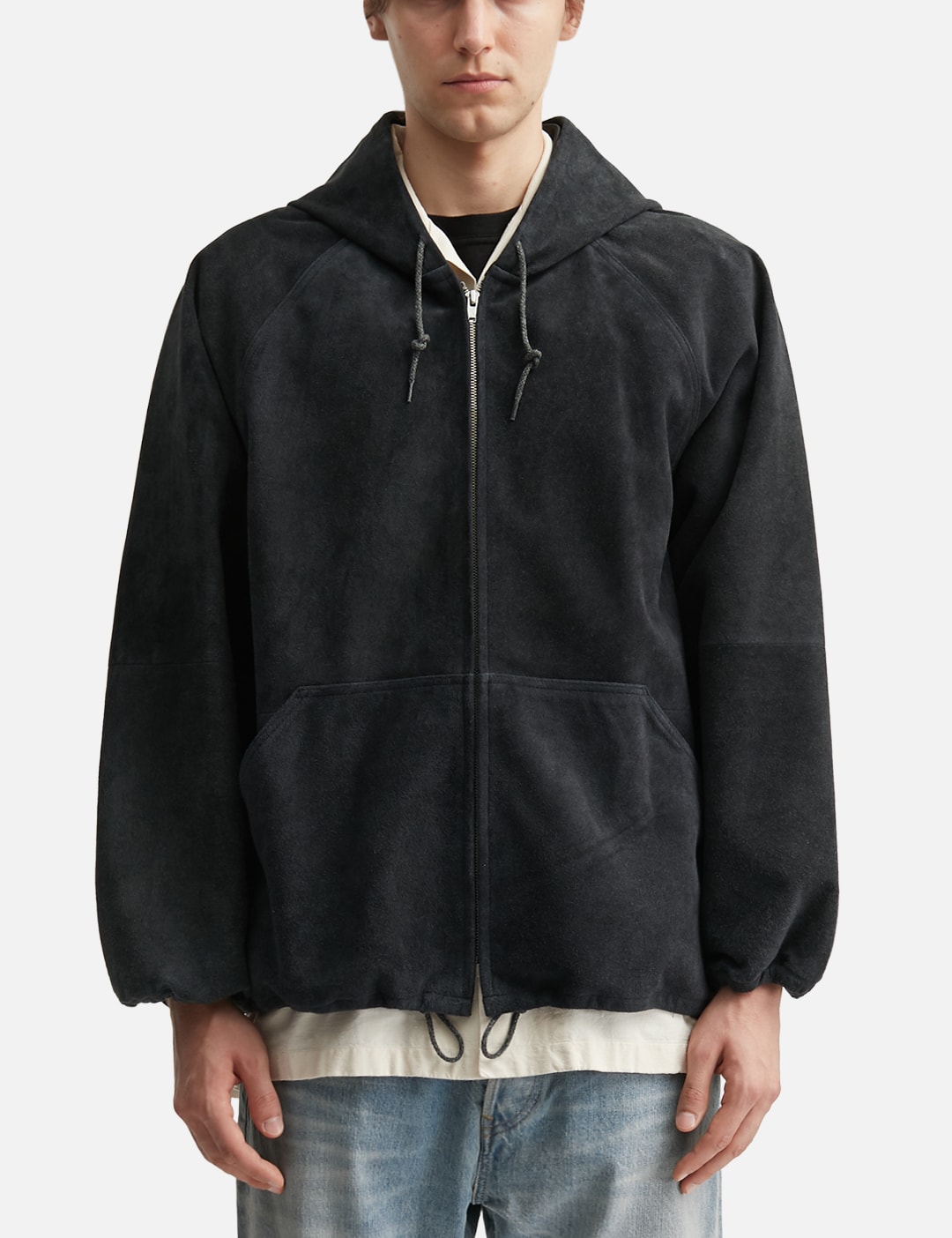 Goat Suede Hooded Jacket view 18