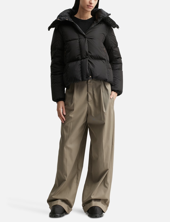 Castelnou Square-Quilted Hooded Short Down Jacket Placeholder Image