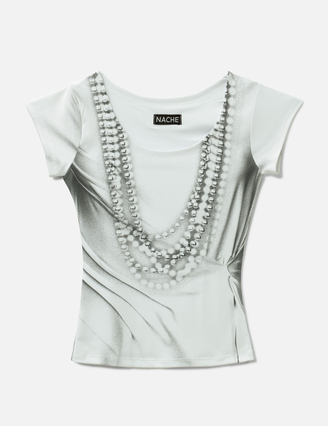 Pearl Necklace Printed T-Shirt
