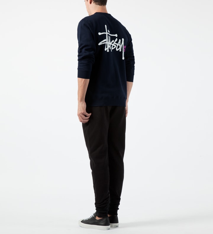 Navy Basic Logo Crewneck Sweater Placeholder Image