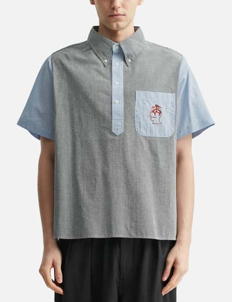 X Brooks Brothers California Reverse French Seam Pullover Shirt view 10
