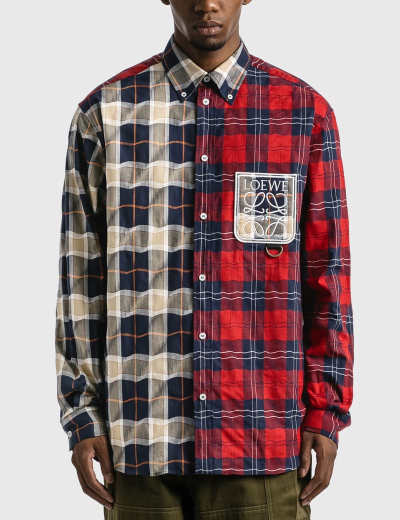 loewe patchwork shirt