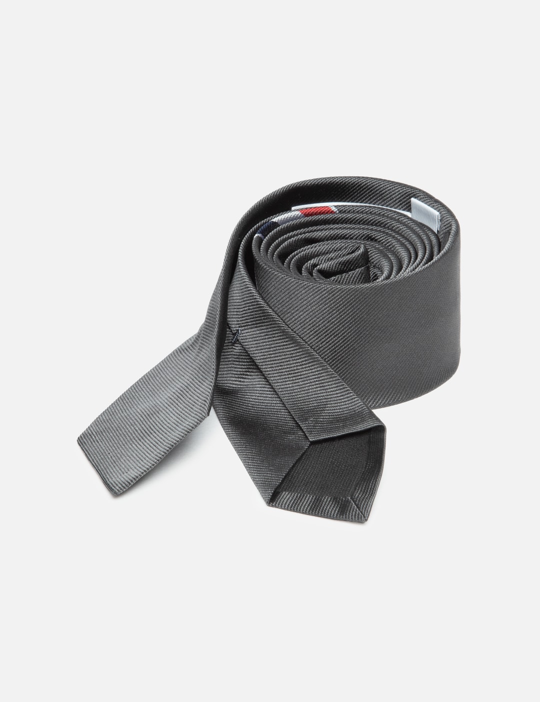 Thom Browne CLASSIC TIE IN SILK COTTON RWB JACQUARD