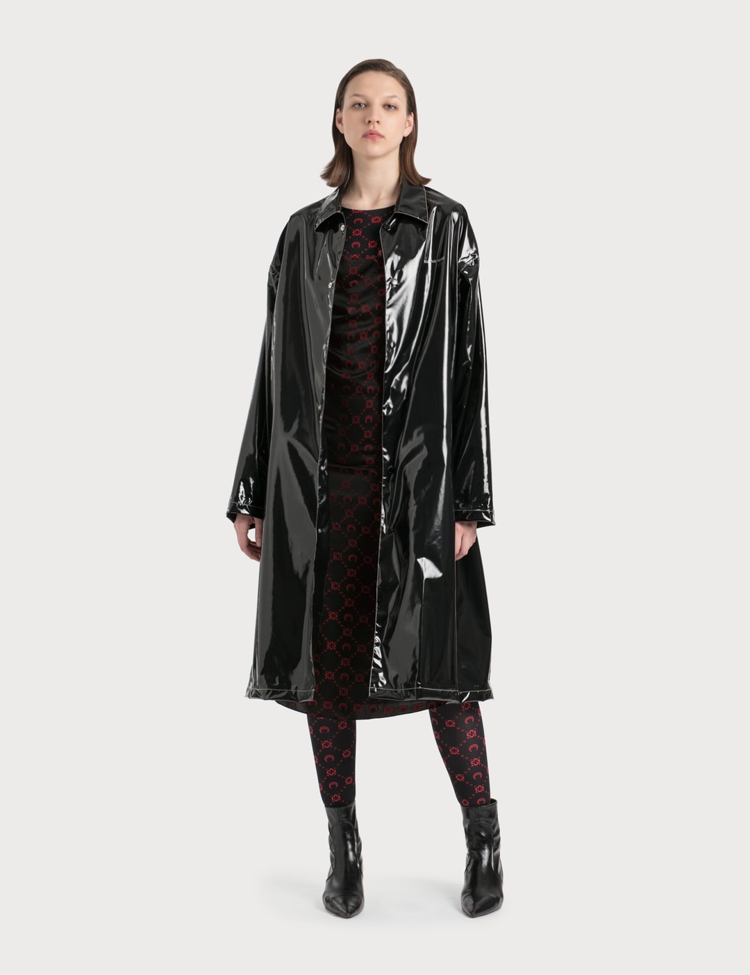 MARINE SERRE ねだっ PVC raincoat レインコート