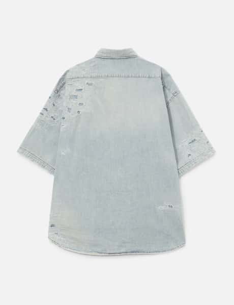 Mended Denim Shirt view 8