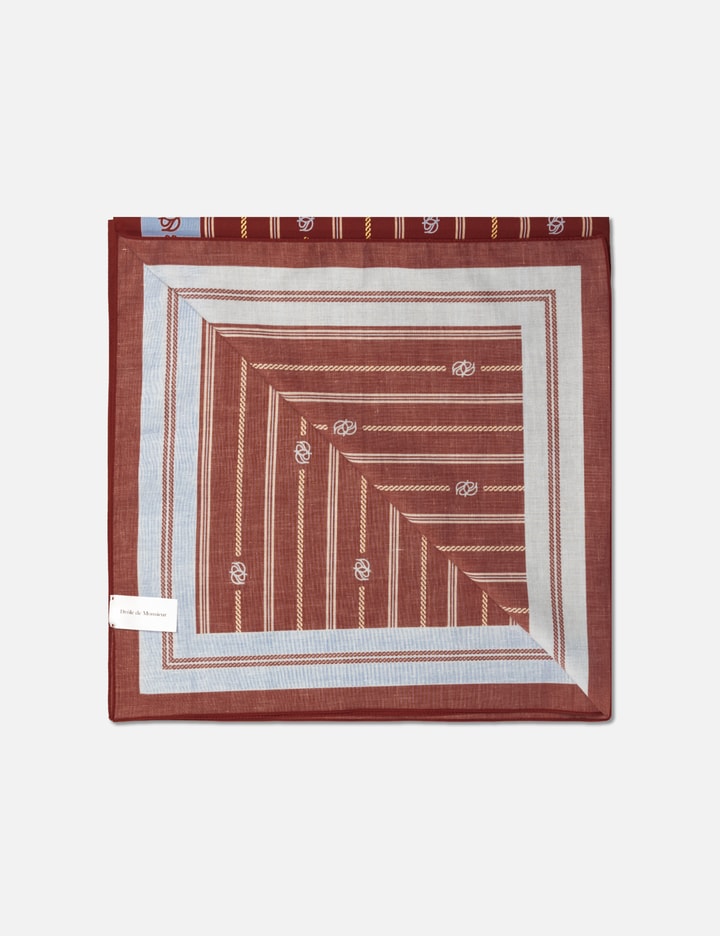 Foulard Rayure Monogramme