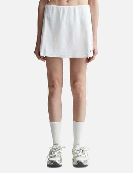 Sporty & Rich Serif Logo Terry Skirt