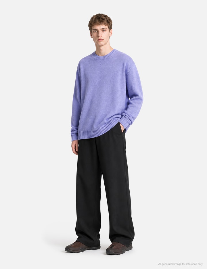 Moondal 15 Classic Round Knit In Light Purple