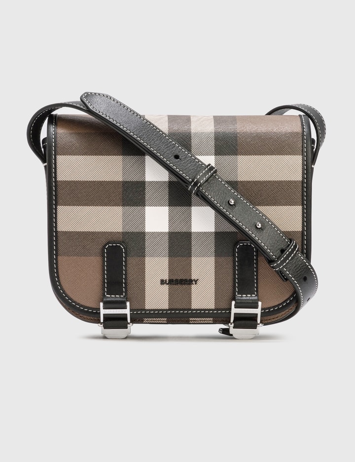 Burberry - Check E-canvas Messenger Bag | HBX - Globally Curated Fashion  and Lifestyle by Hypebeast