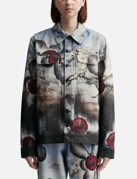 DHRUV KAPOOR Engineered Unicorn Denim Jacket