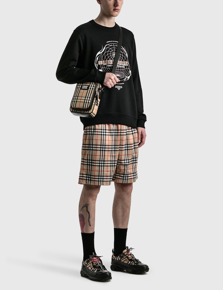 Vintage Check and Leather Crossbody Bag Placeholder Image
