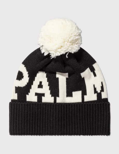 Palm Angels Logo Pom Pom Hat