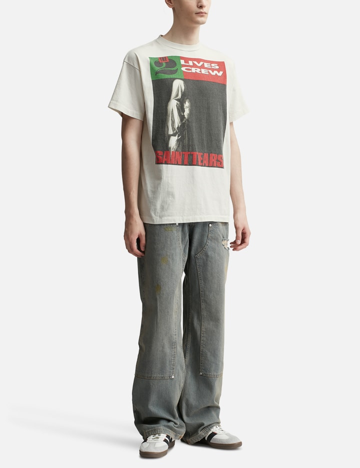 Saint Michael Denim Tears X Saint Mx6 Lives T-shirt