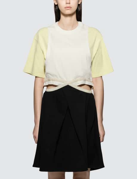 JW Anderson Contrast Cut Out Dress