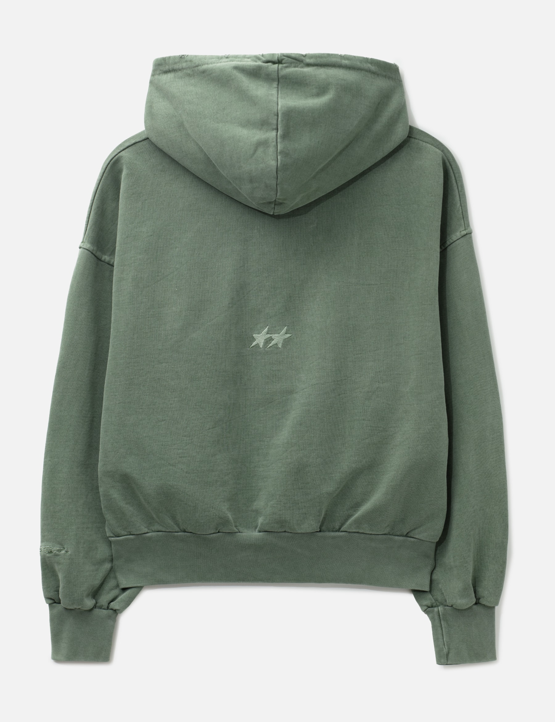Pigment Dyed Green Icon Hoodie view 17