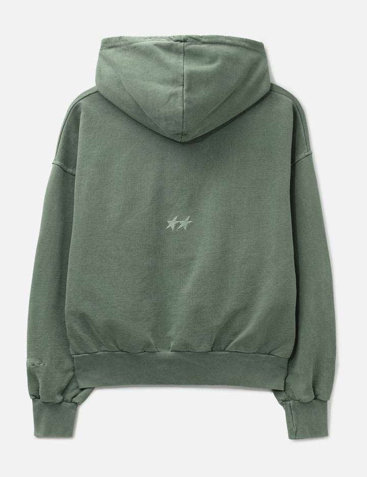 TwoJeys Pigment Dyed Green Icon Hoodie