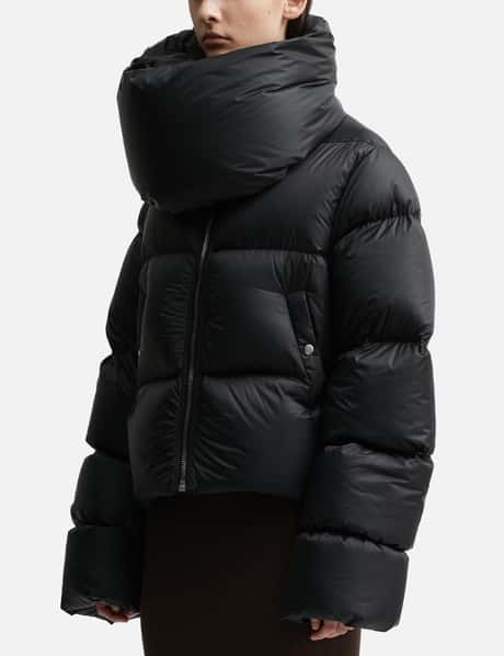 Rick Owens Funnel Neck Down Jacket HBX