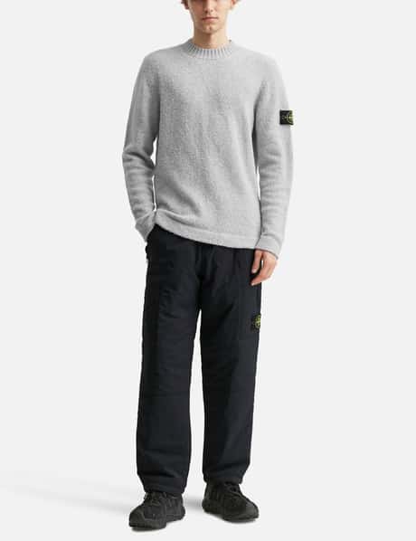 Fancy Yarn Crewneck Jumper With Brushed Texture view 15