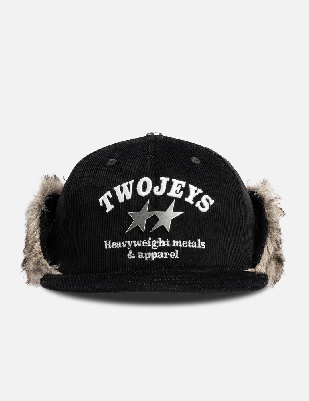TwoJeys X New Era 59Fifty Downflap Corduroy Black