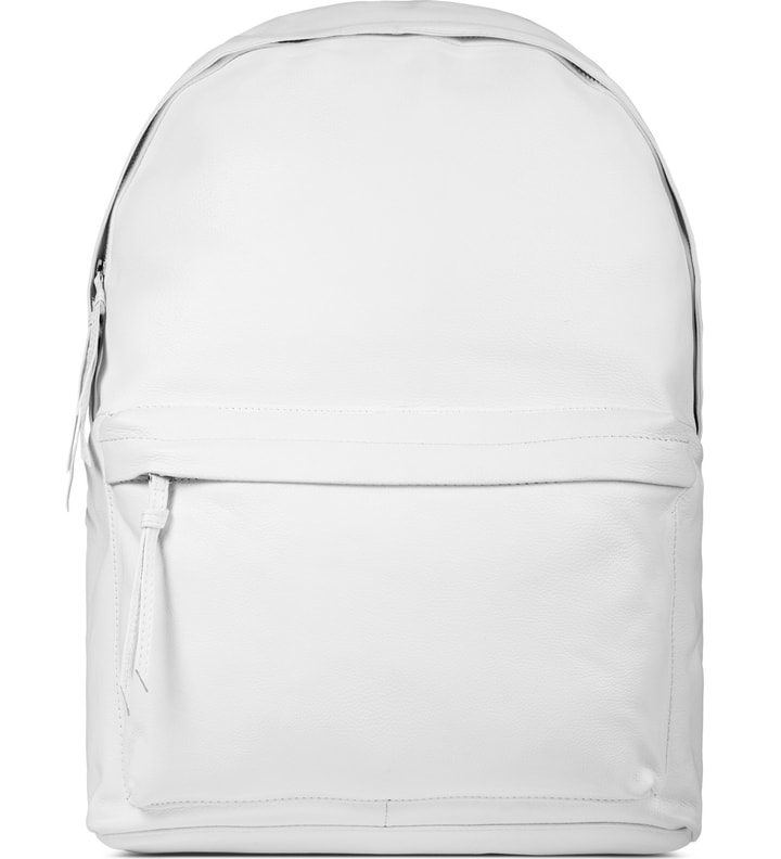 White Leather Backpack Placeholder Image