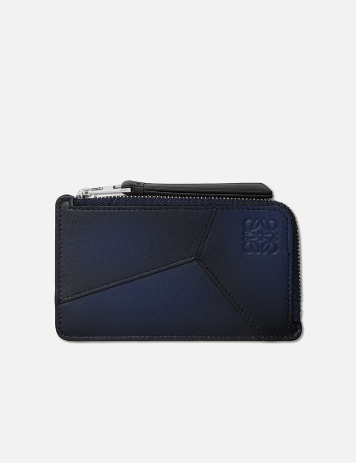 Loewe Puzzle Coin Card Holder In Black