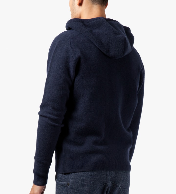 Navy Louvre Zip Hoodie Placeholder Image