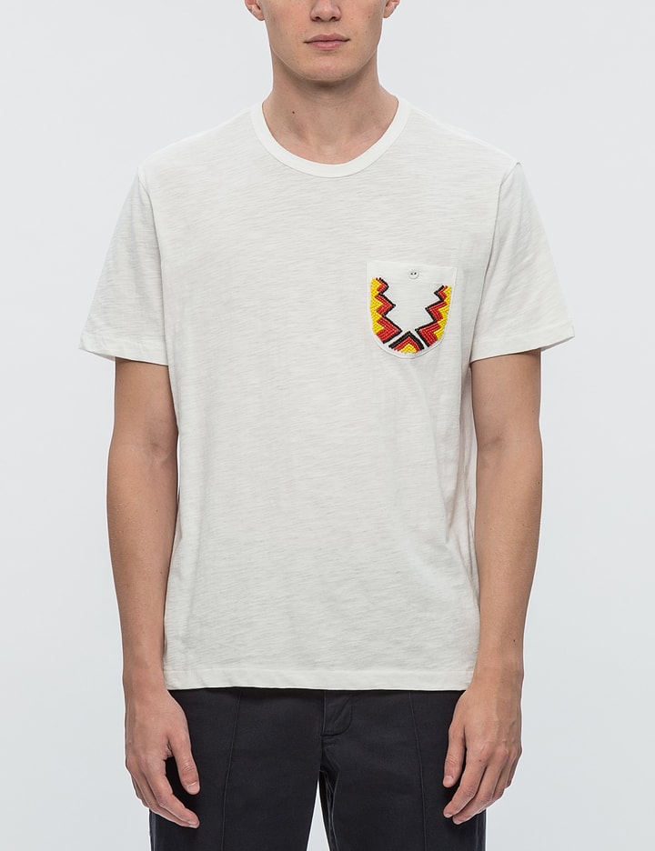 Beaded Pocket S/S T-Shirt Placeholder Image