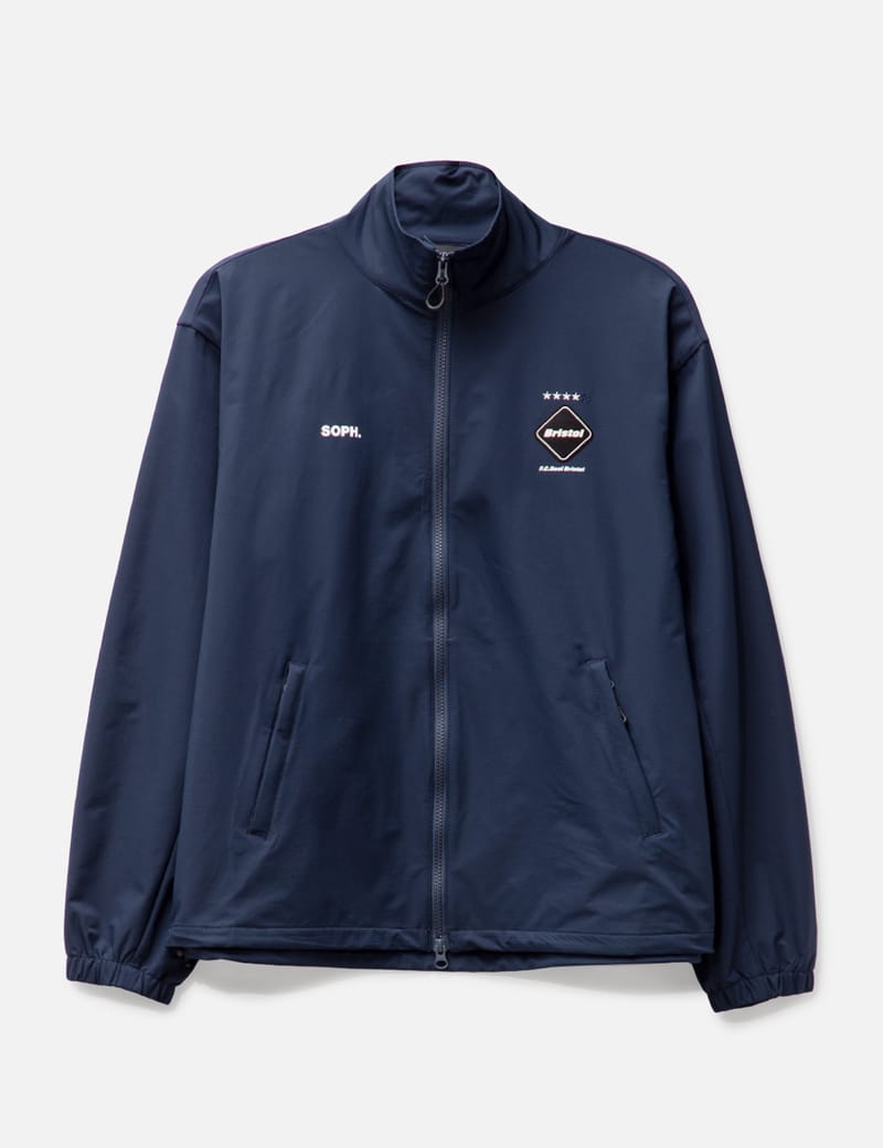 F.C.R.B. STAND COLLAR STRIPE 跳ね出し JACKET