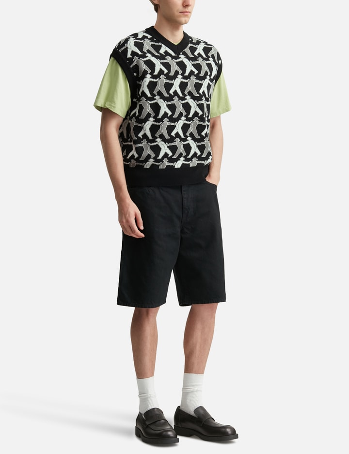 vowels Tag-A-Long Knitted Vest