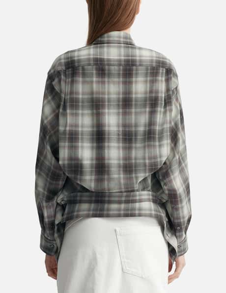 Double-End Fresco Flannel Check Shirt view 20