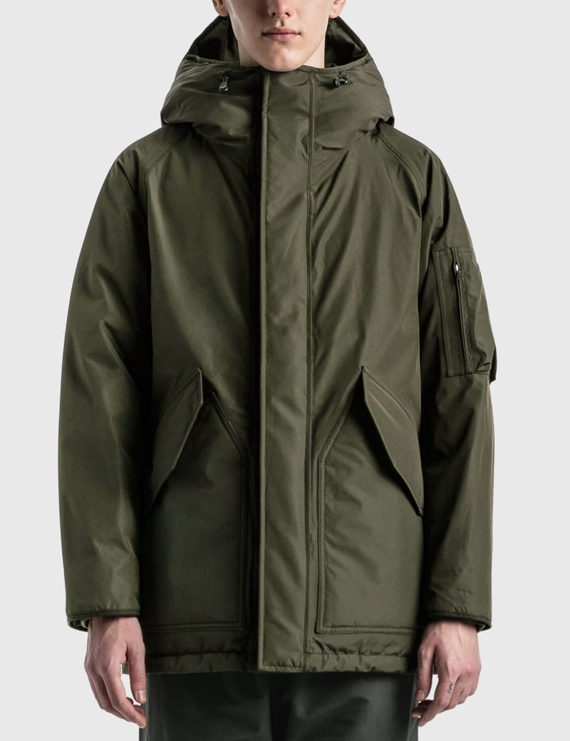 mens gore tex down parka